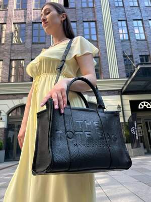 Женская сумка Marc Jacobs Tote MJ Марк Джейкобс Большая сумка шопер на плечо легкая сумка из экокожи