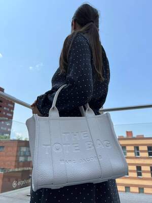 Женская сумка Marc Jacobs Tote mini MJ Марк Джейкобс Большая сумка шопер на плечо легкая сумка из экокожи