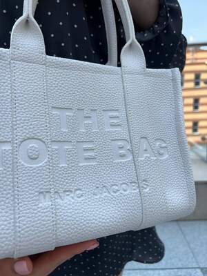 Женская сумка Marc Jacobs Tote mini MJ Марк Джейкобс Большая сумка шопер на плечо легкая сумка из экокожи