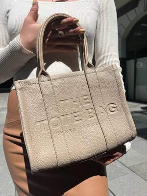 Женская сумка Marc Jacobs Tote mini MJ Марк Джейкобс Большая сумка шопер на плечо легкая сумка из экокожи