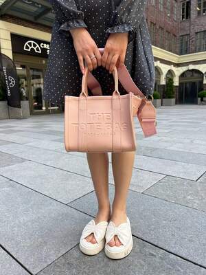 Женская сумка Marc Jacobs Tote mini MJ Марк Джейкобс Большая сумка шопер на плечо легкая сумка из экокожи