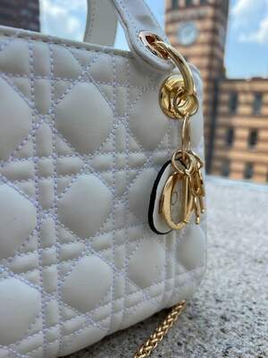 Женская сумка Dior mini Диор маленькая сумка шоппер на плечо красивая, легкая, стеганая сумка из экокожи