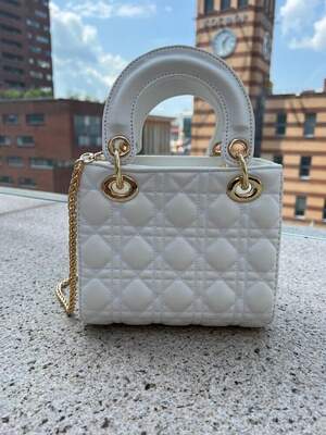Женская сумка Dior mini Диор маленькая сумка шоппер на плечо красивая, легкая, стеганая сумка из экокожи