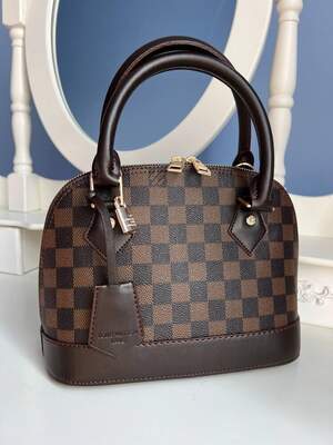 Женская сумка из эко-кожи Луи Виттон Louis Vuitton Alma LV молодежная, брендовая сумка через плечо