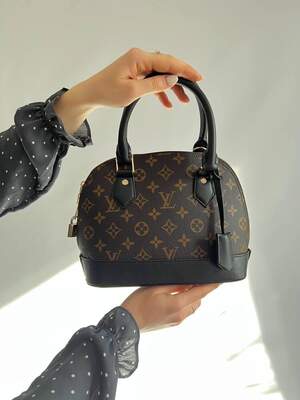 Женская сумка из эко-кожи Луи Виттон Louis Vuitton Alma LV молодежная, брендовая сумка через плечо