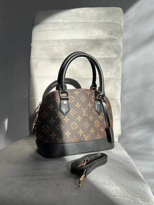 Женская сумка из эко-кожи Луи Виттон Louis Vuitton Alma LV молодежная, брендовая сумка через плечо