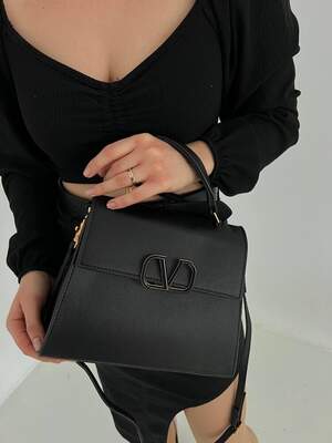 Женская сумка из эко-кожи Valentino молодежная, брендовая сумка-клатч средняя через плечо