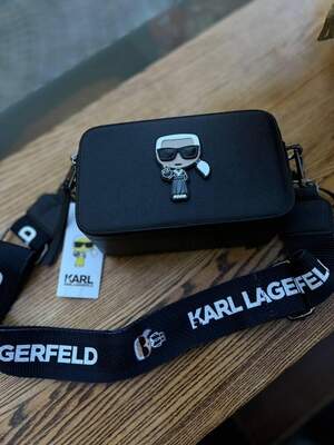 Женская сумка из эко-кожи Карл Лагерфельд Karl Lagerfeld молодежная, брендовая сумка через плечо