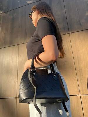 Женская сумка из эко-кожи Луи Виттон Louis Vuitton Alma LV молодежная, брендовая сумка через плечо