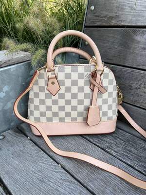 Женская сумка из эко-кожи Луи Виттон Louis Vuitton Alma LV молодежная, брендовая сумка через плечо