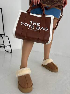 Женская сумка Marc Jacobs Tote MJ Марк Джейкобс Большая сумка шопер на плечо легкая сумка из экокожи
