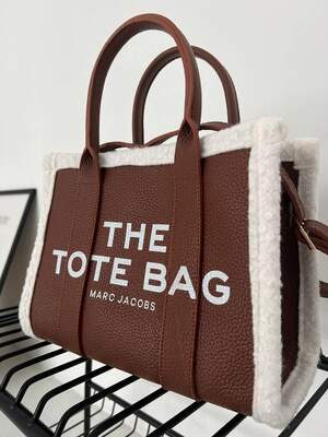 Женская сумка Marc Jacobs Tote MJ Марк Джейкобс Большая сумка шопер на плечо легкая сумка из экокожи