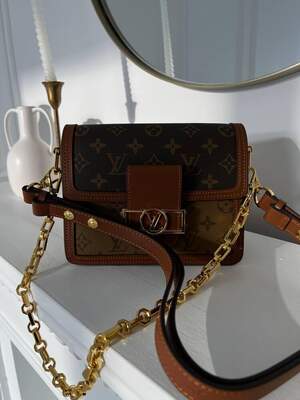 Женская сумка из эко-кожи Луи Виттон Louis Vuitton LV молодежная, брендовая сумка через плечо