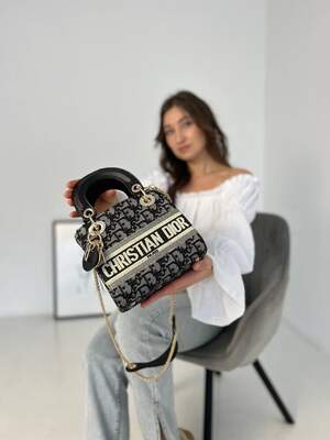 Женская сумка Dior mini textile Диор маленькая сумка шоппер на плечо красивая, легкая, текстильная сумка