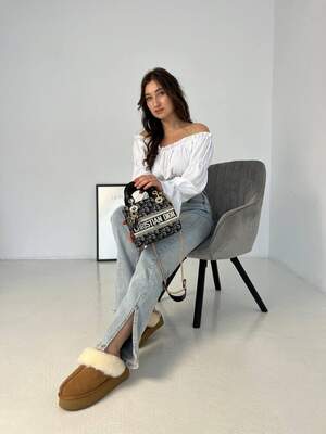 Женская сумка Dior mini textile Диор маленькая сумка шоппер на плечо красивая, легкая, текстильная сумка