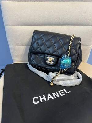 Женская сумка Chanel mini молодежная сумка шанель через плечо из мягкой экокожи изящная брендовая сумочка